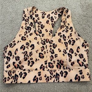 Fabletics Leopard Print Sports Bra